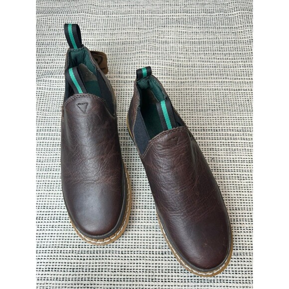 Georgia Giant Men's Georgia Giant Romeo Soft Toe Work Shoe Soggy Brown - GR262 C - Picture 2 of 11